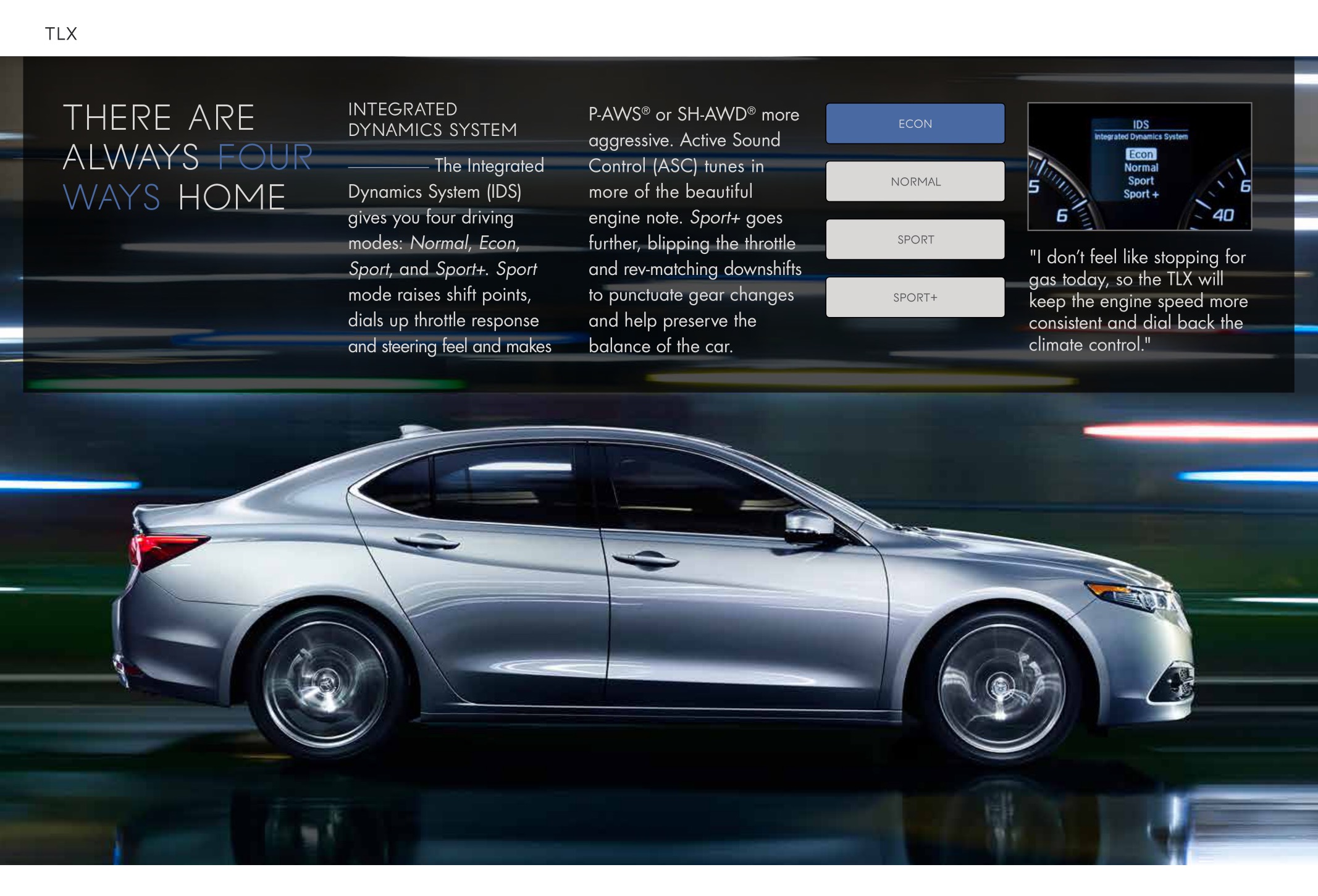 2015 Acura TLX Brochure Page 3